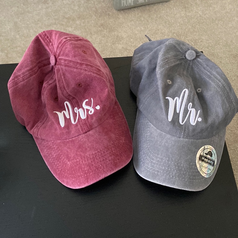 Mr. & Mrs. hats